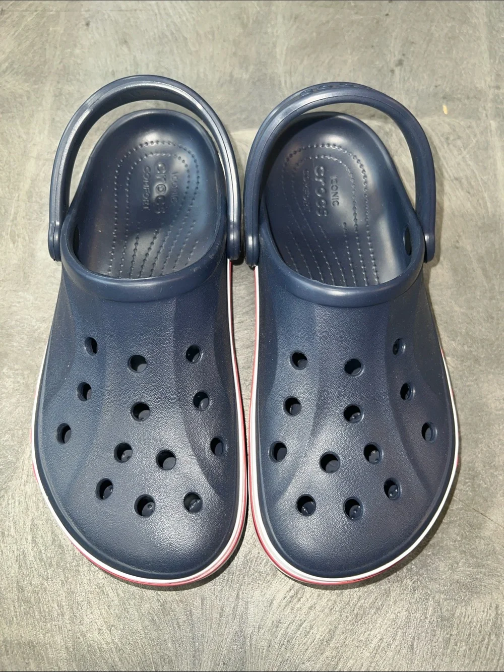 Classic women Crocs Sandals - Navy Size 9